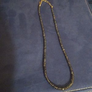 Indigo kyanite beaded necklace